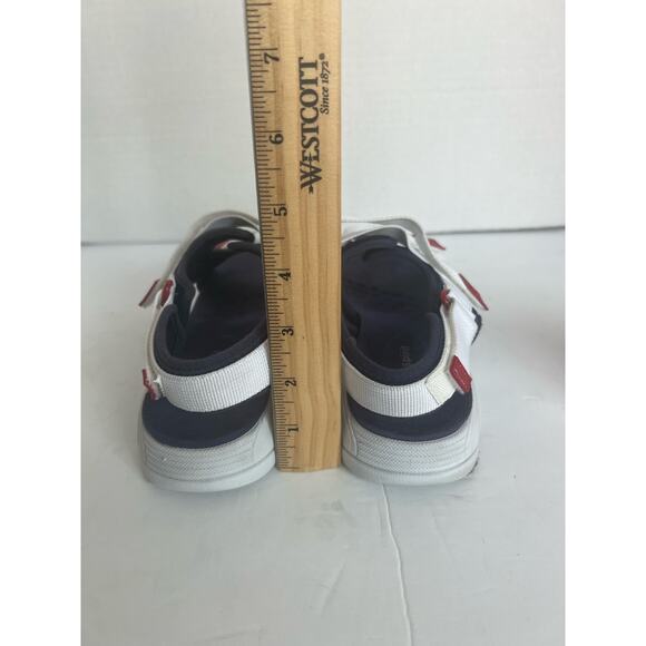 Easy Spirit Tabata 2 Red White Blue Active Slip On Adjustable sandals Sz 8.5N - Picture 7 of 11